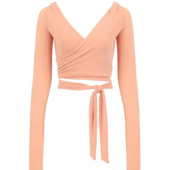 LAINA Rauma szM Superfine Jersey Wrap Top - Picture 4 of 9